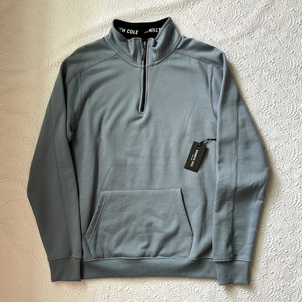 Kenneth Cole NWT long sleeve half zip sweatshirt